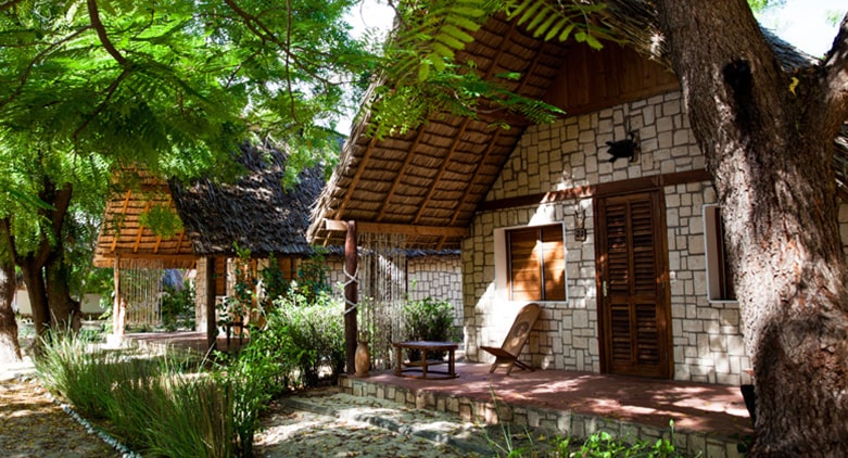 good types of bungalows at the Hotel bamboo club