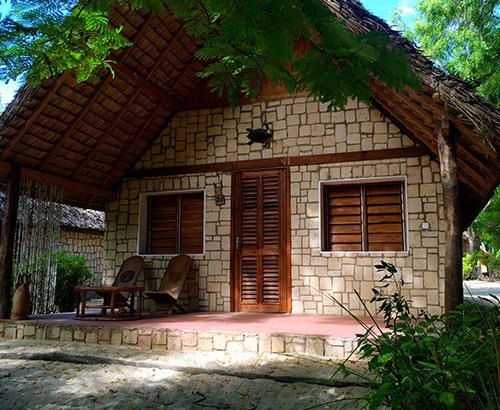 stone bungalows